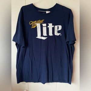 Miller lite shirt 2XL size
